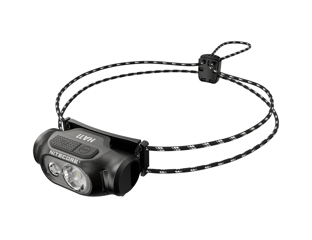 Lampe frontale Nitecore HA11 avec 240 lumens, serre-tête noctilucent et réfléchissant, fonction lumière rouge