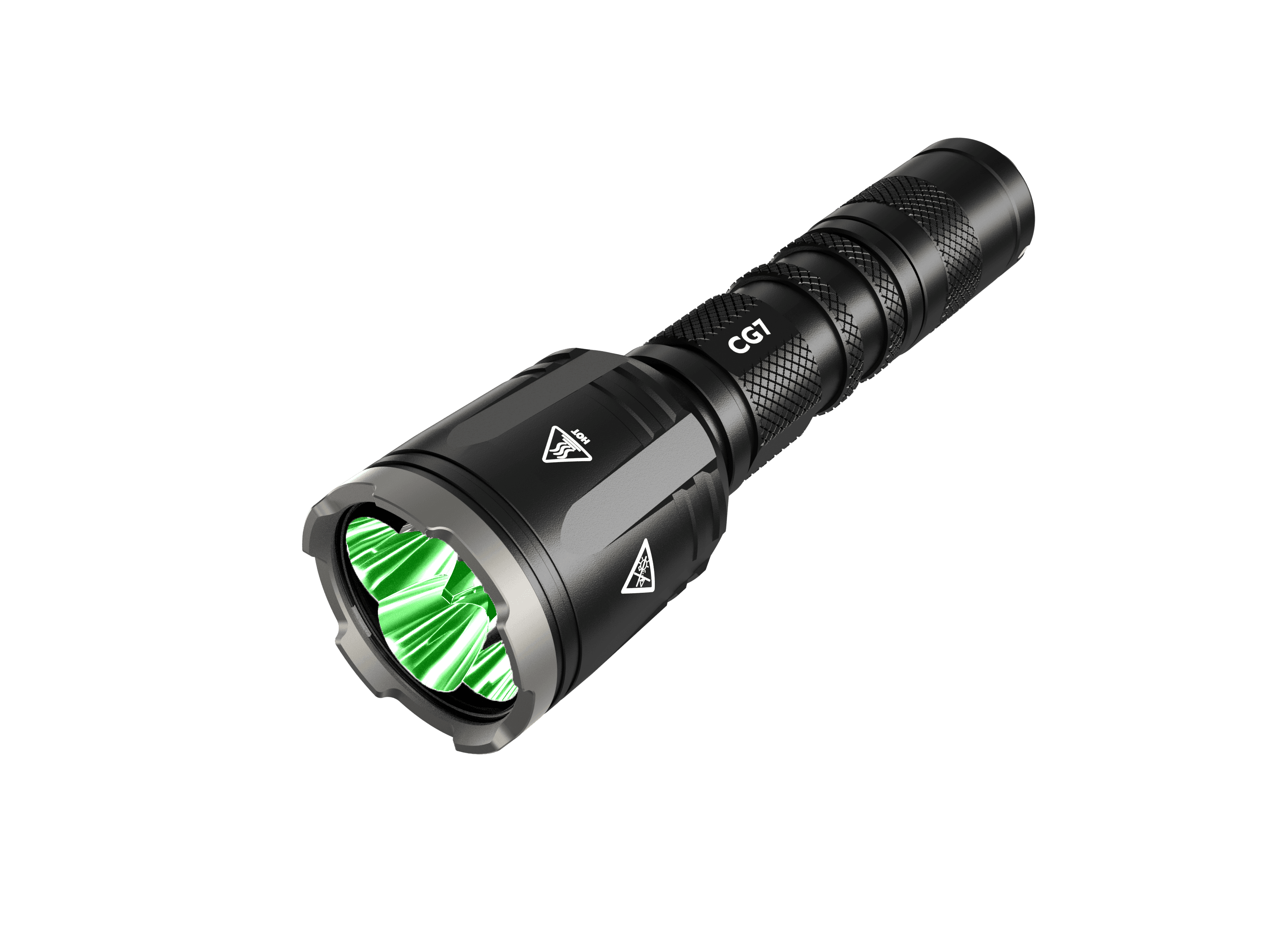 Lampe de poche Nitecore Chameleon CG7 - lumière blanche 2500 lumens, lumière verte 540 lumens