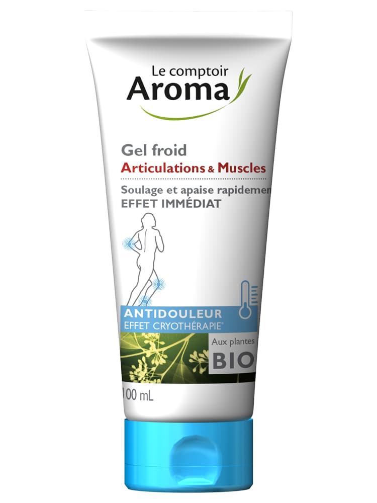 Le Comptoir Aroma Gel Froid Articulations & Muscles - aux Plantes Bio - 100 ml