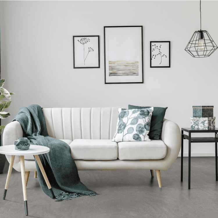 Dalle rectangulaire de sol PVC effet pierre clipsable tuscan Gerflor - 60.2 cm x 29.8 cm x 0.34 cm